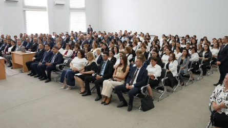Goranboyda təhsil işçilərinin sentyabr konfransı keçirildi