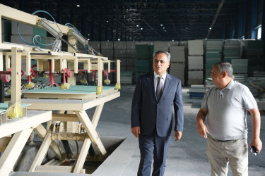 Goranboyda “Konstralab İndustries” QSC-yə məxsus zavodun fəaliyyətinə baxış keçirildi