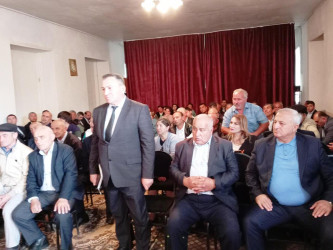 Nizami kəndində səyyar qəbul keçirildi