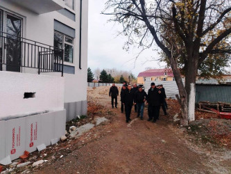 Möhtərəm Prezidentimiz cənab İlham Əliyevin tapşırığına əsasən, Goranboyda sakinlərin mənzil-məişət şəraitinin yaxşılaşdırılması ilə bağlı əməli tədbirlər davam etdirilir