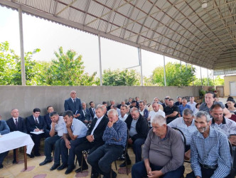 Həmənli kəndində səyyar qəbul keçirildi