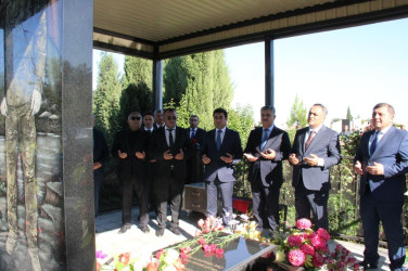 “27 sentyabr-Anım Günü”nün beşinci ildönümü ilə bağlı Balakürd qəbirstanlığında və Şəhidlər Xiyabanında şəhidlərimizin məzarları ziyarət olundu