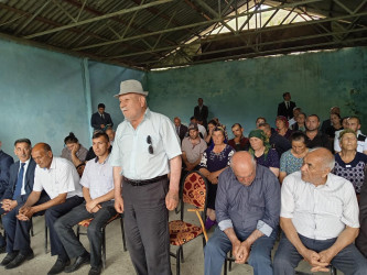 Todan kəndində səyyar qəbul  keçirildi