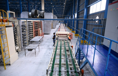 Prezident İlham Əliyev Goranboy rayonunda “Konstralab Industries” QSC-nin açılışında iştirak edib.