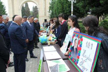 "Yaşıl dünya naminə həmrəylik ili" çərçivəsində rəsm və əl işləri sərgisi təşkil olundu.2024-cü il