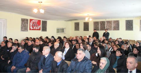 Goranboyda cari ilin son səyyar qəbulu Boluslu kəndində keçirildi