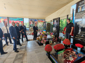 “27 sentyabr-Anım Günü” ilə bağlı Balakürd kənd qəbirstanlığında şəhidlərimizin məzarları ziyarət olundu