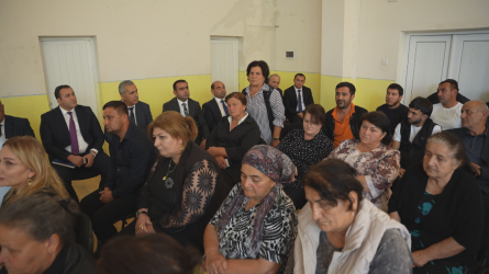 Goranboyda növbəti səyyar qəbul Goranlı kəndində keçirildi