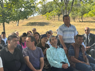 Goranboyda növbəti səyyar qəbul Mənəşli kəndində keçirildi