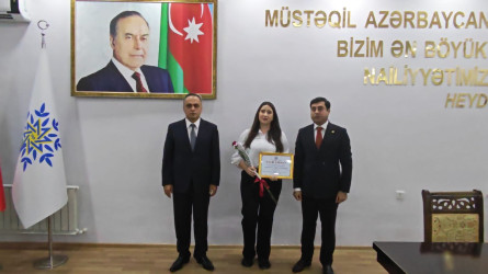 Yeni Azərbaycan Partiyasının Goranboy rayon təşkilatının təsis edilməsinin 33-cü ildönümü ilə bağlı tədbir keçirildi