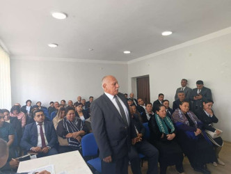 Goranboyda növbəti səyyar qəbul Qarqucaq kəndində keçirildi