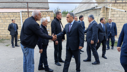 Goranboyda İcra başçısının Şəhid ailələrini ziyarəti davam edir