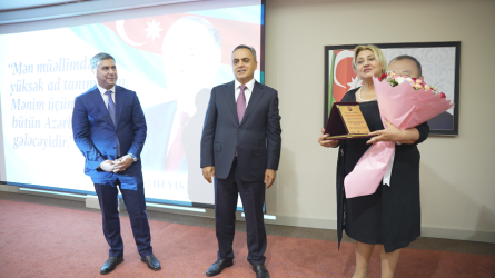 Goranboyda “5 oktyabr–Beynəlxalq Müəllimlər Günü” ilə bağlı tədbir keçirildi