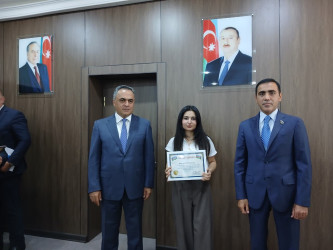Goranboyda yüksək balnan ali məktəblərə qəbul olan məzunlarla görüş keçirildi