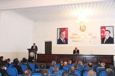 Goranboyda icra başçısı fermerlərlə görüş keçirdi