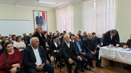 Goranboyda növbəti səyyar qəbul Şadılı kəndində keçirildi