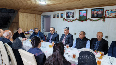 Goranboyda İcra başçısının Şəhid ailələrini ziyarəti davam edir