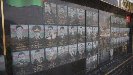 Goranboyda İcra başçısı Şəhid atasını evində ziyarət etdi.