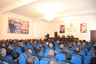 Goranboyda İcra Başçısı yanında Şuranın növbəti iclası keçirildi