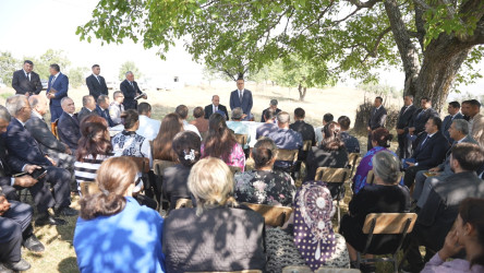 Goranboyda növbəti səyyar qəbul Mənəşli kəndində keçirildi