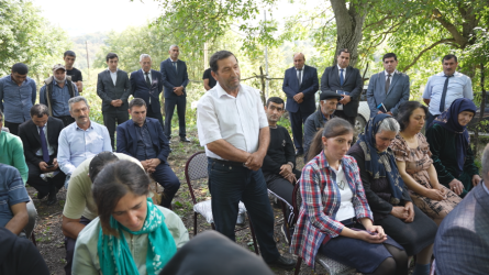 Goranboyda növbəti səyyar qəbul Buzluq kəndində keçirildi