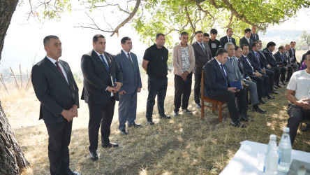 Goranboyda növbəti səyyar qəbul Mənəşli kəndində keçirildi