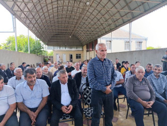 Həmənli kəndində səyyar qəbul keçirildi