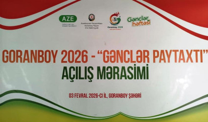 Goranboy şəhərində “Goranboy 2026-Gənclər Paytaxtı" layihəsinin açılış mərasimi keçirildi, GəncFest təşkil olundu