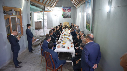 Goranboyda İcra başçısının Şəhid ailələrini ziyarəti davam edir