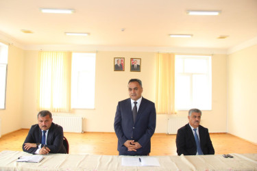 Xınalı kəndində səyyar qəbul keçirildi
