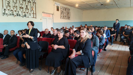 Goranboyda növbəti səyyar qəbul Qaradağlı kəndində keçirildi