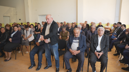 Goranboyda növbəti səyyar qəbul Goranlı kəndində keçirildi