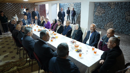 Goranboyda İcra başçısının Şəhid ailələrini ziyarəti davam edir
