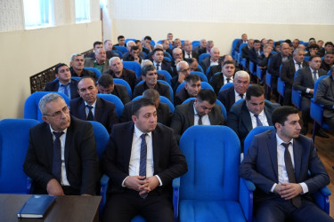 Goranboyda “Aqrar sahədə dövlətin dəstək mexanizmləri” mövzusunda panel müzakirələr və toxum sərgi-satış yarmarkası keçirildi
