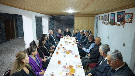 Goranboyda İcra başçısının Şəhid ailələrini ziyarəti davam edir