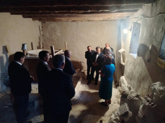 Goranboyda İcra başçısı Şadılı kəndində 160 illik tarixə malik su dəyirmanına baxış keçirdi
