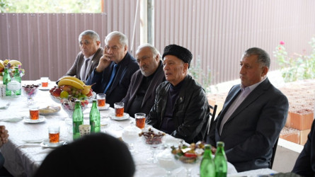 Goranboyda Şəhid ailələri ilə görüşlər davam edir