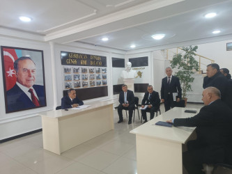 Goranboy rayon İcra Hakimiyyətində vətəndaşların müraciətləri dinlənildi