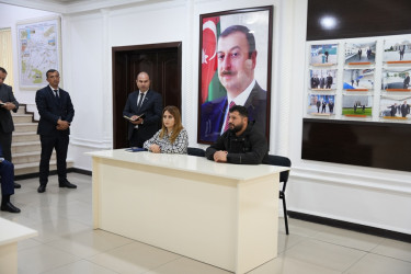 Goranboy Rayon İcra Hakimiyyətində vətəndaşların növbəti qəbulu keçirildi