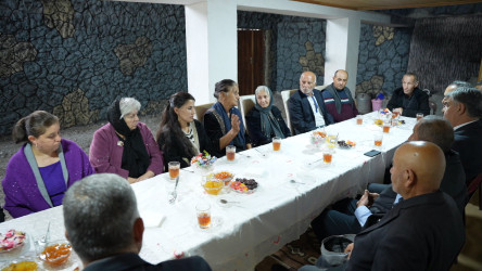 Goranboyda İcra başçısının Şəhid ailələrini ziyarəti davam edir