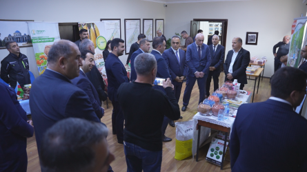 Goranboyda “Aqrar sahədə dövlətin dəstək mexanizmləri” mövzusunda panel müzakirələr və toxum sərgi-satış yarmarkası keçirildi