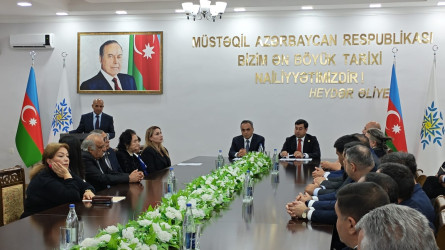Yeni Azərbaycan Partiyasının Goranboy rayon təşkilatının təsis edilməsinin 33-cü ildönümü ilə bağlı tədbir keçirildi