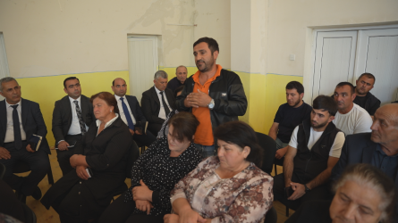 Goranboyda növbəti səyyar qəbul Goranlı kəndində keçirildi
