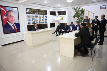 Goranboy Rayon İcra Hakimiyyətində vətəndaşların növbəti qəbulu keçirildi