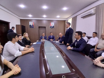Goranboyda yüksək balnan ali məktəblərə qəbul olan məzunlarla görüş keçirildi