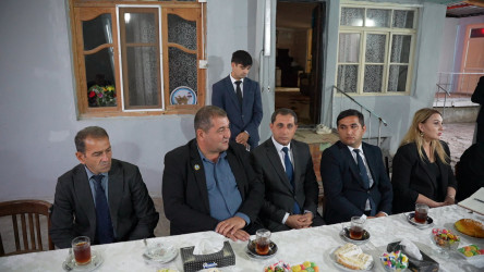 Goranboyda İcra başçısının Şəhid ailələrini ziyarəti davam edir