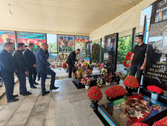 “27 sentyabr-Anım Günü” ilə bağlı Balakürd kənd qəbirstanlığında şəhidlərimizin məzarları ziyarət olundu