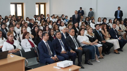 Goranboyda təhsil işçilərinin sentyabr konfransı keçirildi