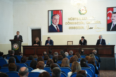 Goranboyda Yeni Azərbaycan Partiyasının VIII Qurultayı ilə bağlı tədbir keçirildi