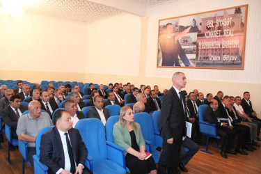 Goranboyda icra başçısı fermerlərlə görüş keçirdi